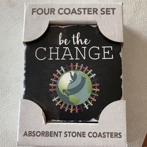 Set of four coasters brand new